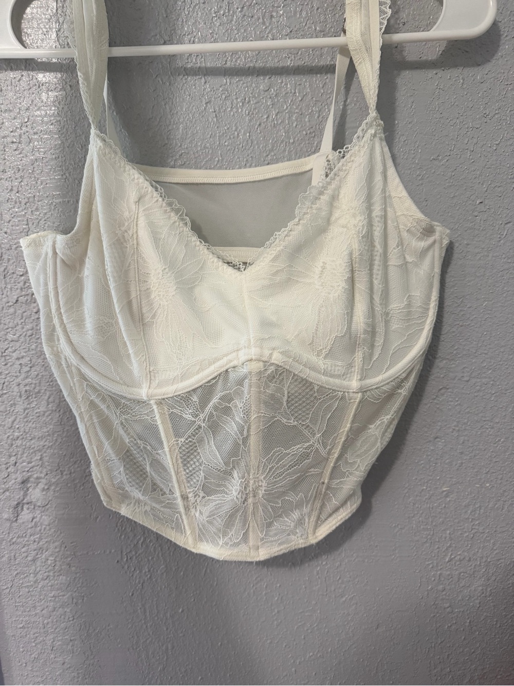 Ivory Lace Top